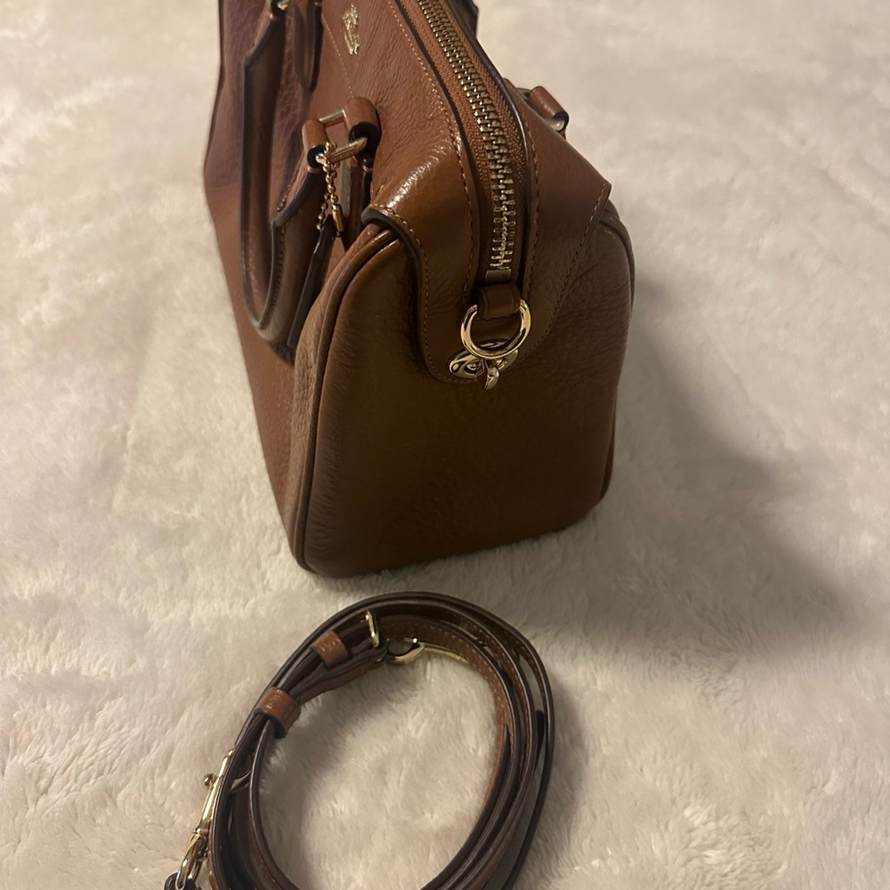 Coach Tan Leather Satchel - Picture 4 of 4